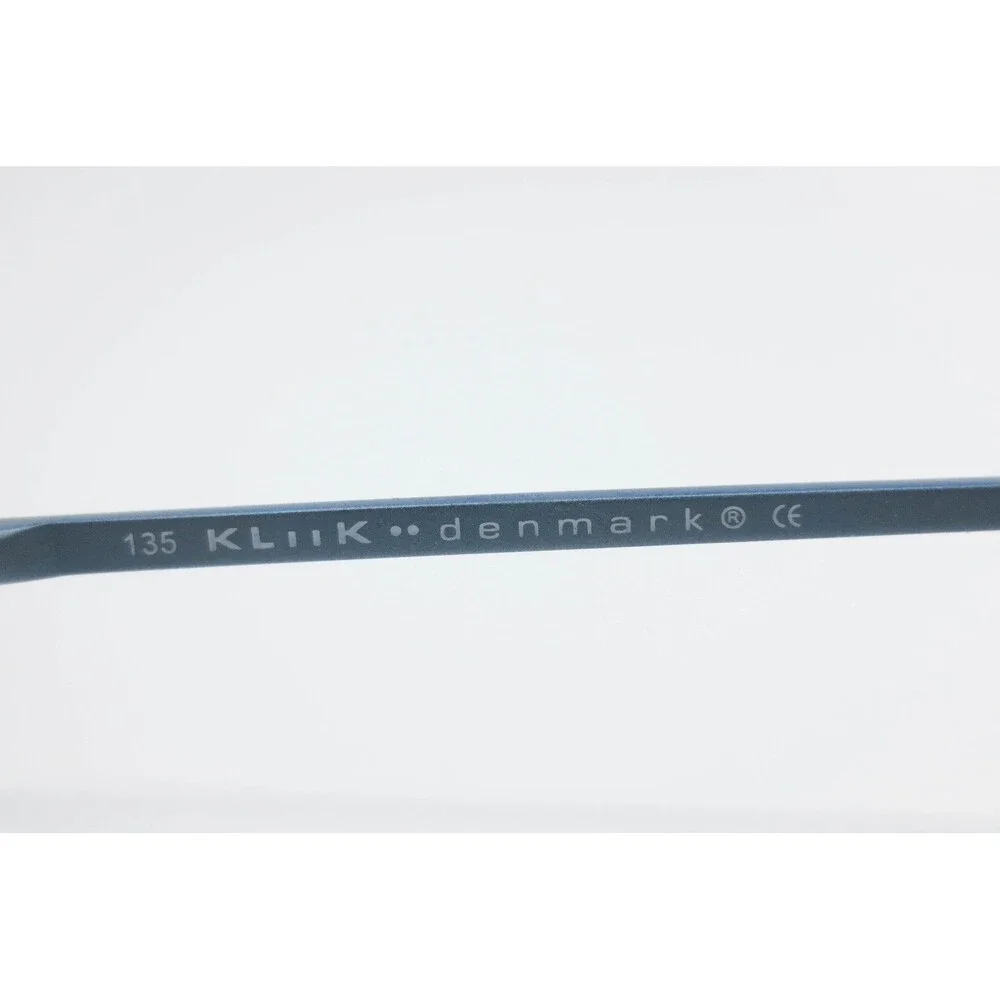 Kliik Denmark 231 123 Matte Navy Blue Black Oval Eyeglasses Frames 49-17-135